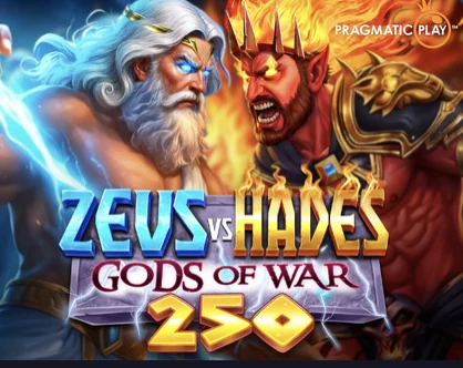 Zeus vs Hades — Gods of War 250 슬롯 게임 카드
